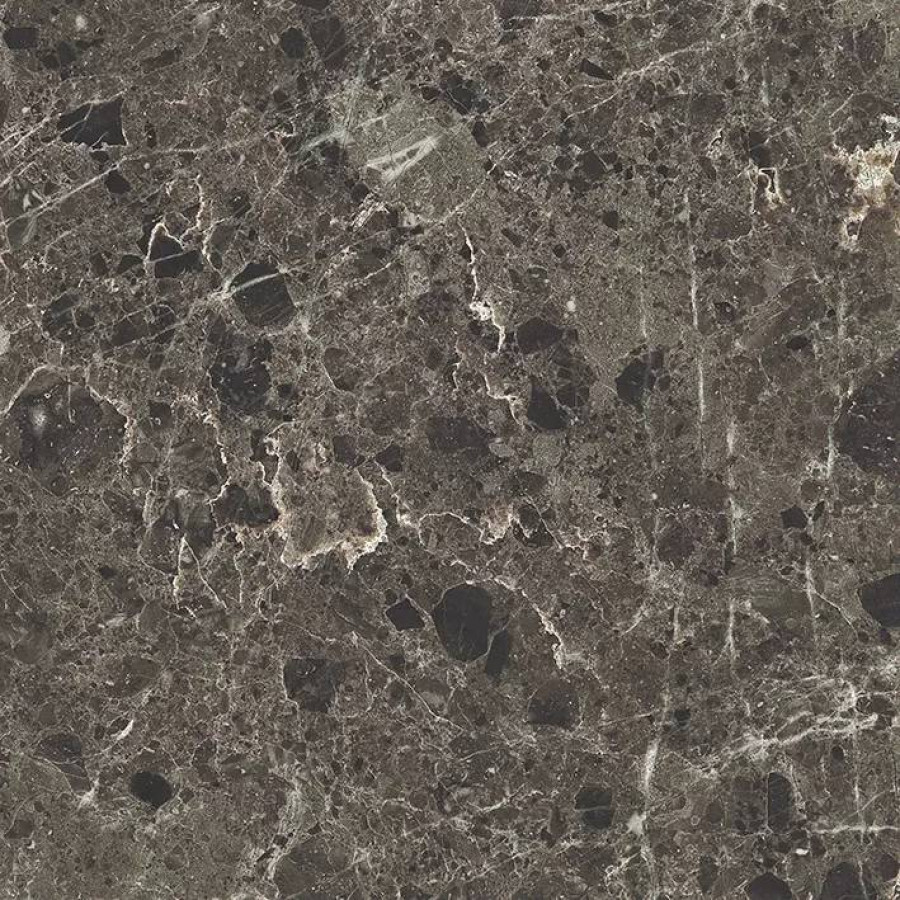 Керамогранит 60x60 9мм Caprice Black матовая серый La Platera