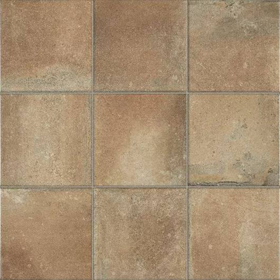 Керамогранит 45x45 9мм Kube Quinta Cotto матовая коричневый La Platera