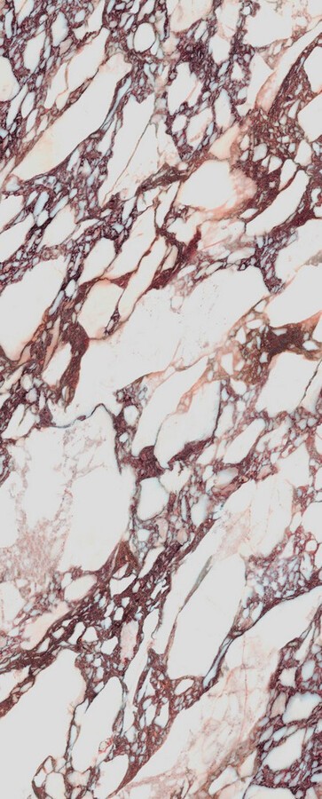 Плитка Плитка 300x120 6мм I Naturali Calacatta Viola Naturale Lam5 Lamf012554 красный, мультиколор, белый мрамор Laminam Laminam
