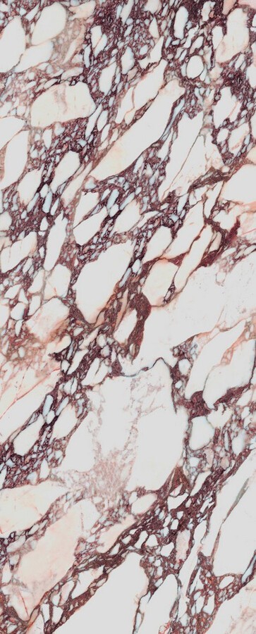 Плитка Плитка 300x120 6мм I Naturali Calacatta Viola Lucidato Lam5 Lamff01507 красный, мультиколор, белый мрамор Laminam Laminam