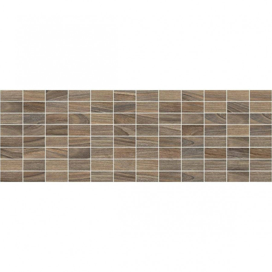 Мозаика 60x20 9мм Дзен MM60066 коричневый матовая коричневый Laparet