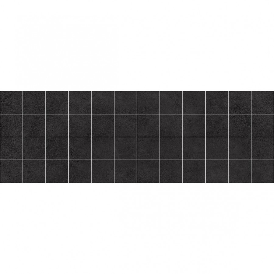 Мозаика 60x20 9мм Алабама MM60062 черный матовая черный Laparet