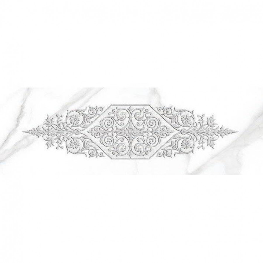 Декор 60x20 9мм Кассиопея 04-01-1-17-03-00-479-0 глянцевая белый Laparet