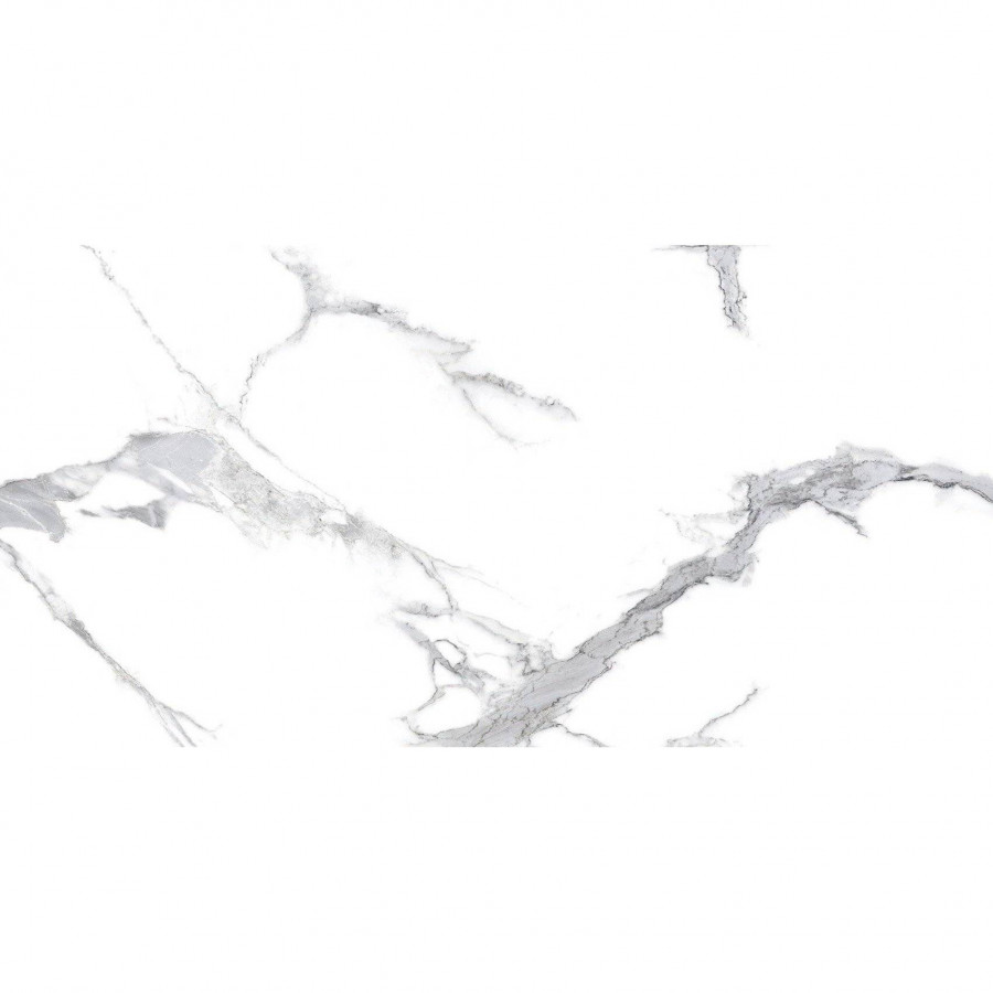 Керамогранит 120x60 8мм Статуарио Краун Белый Сатинированный сатинированная белый Laparet