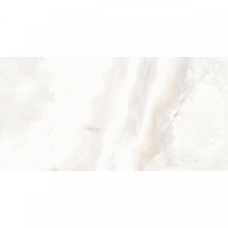 Керамогранит 120x60 8мм Оникс Бланко Полированный полированная белый Laparet