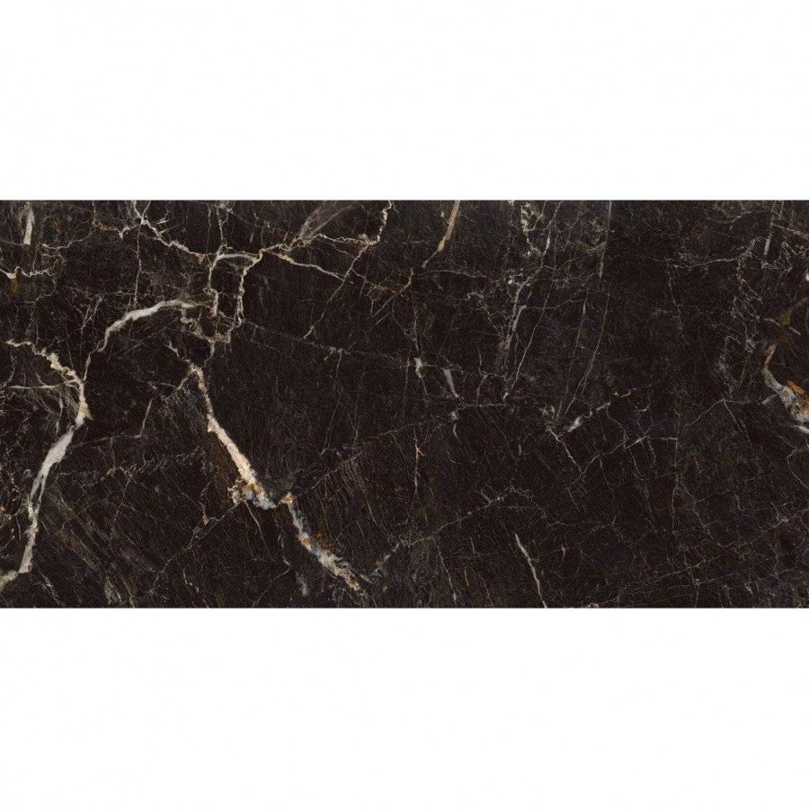 Керамогранит 120x60 9мм Экстрим Неро Полированный полированная черный Laparet