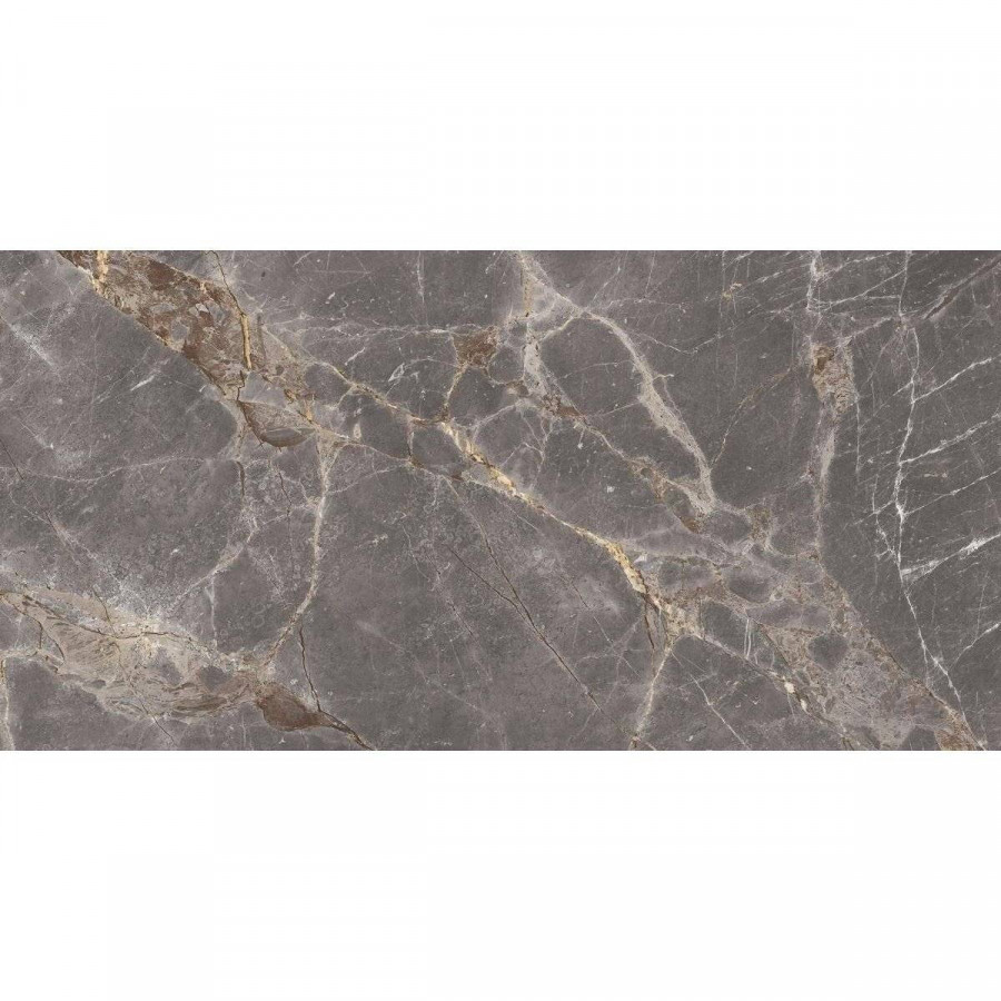 Керамогранит 160x80 9мм Небула Грей Полированный полированная серый Laparet