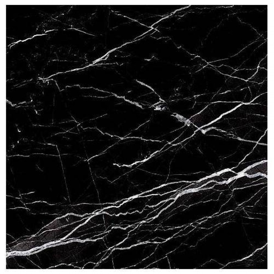 Керамогранит 60x60 9мм Флэш Блэк Черный Полированный полированная черный Laparet