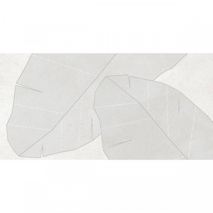 Декор 80x40 10мм Караван OS/A368/48038R бланко Матовый Обрезной матовая белый Laparet