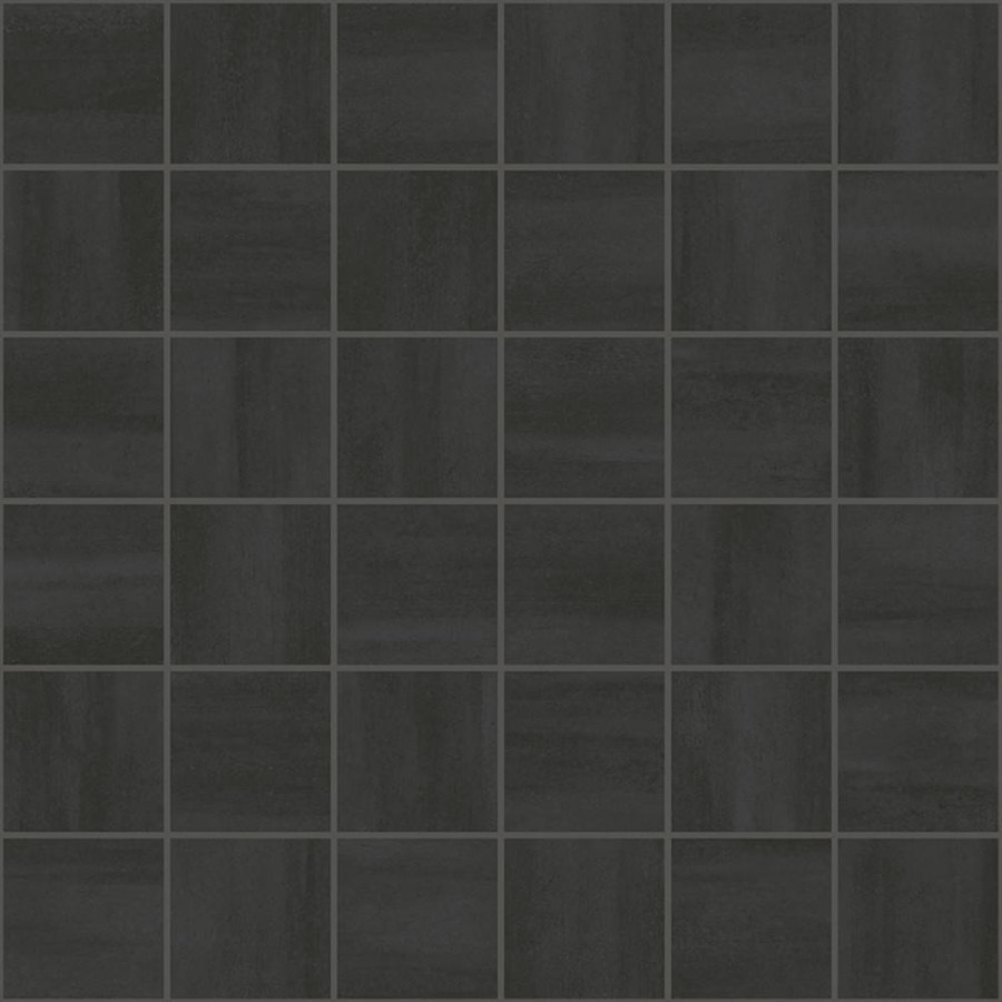 Мозаика 30x30 9мм Кромат MM13156 графит матовая черный Laparet