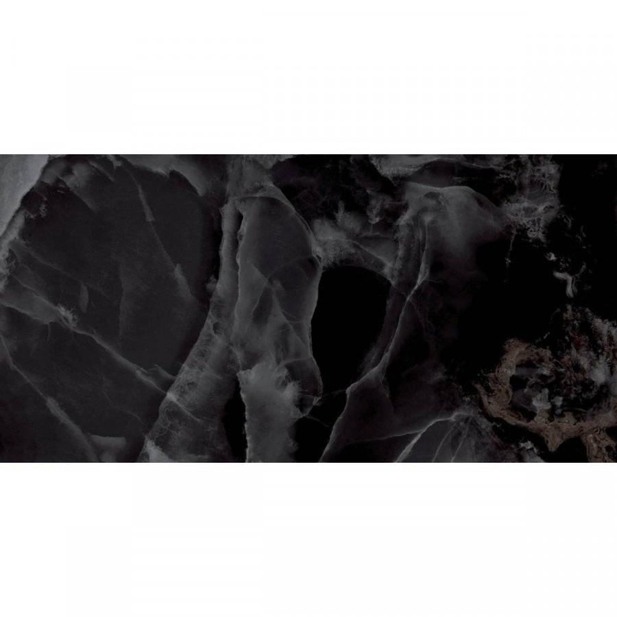 Керамогранит 120x60 9.2мм Андора Блэк Черный Полированный полированная черный Laparet