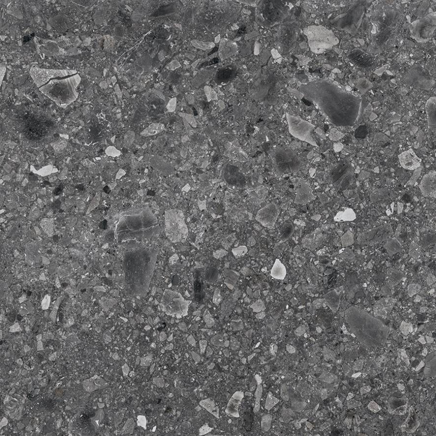 Керамогранит 60x60 8мм Чеппо Неро ПРО графитовый матовый структурный R12Soft STR матовая серый Laparet