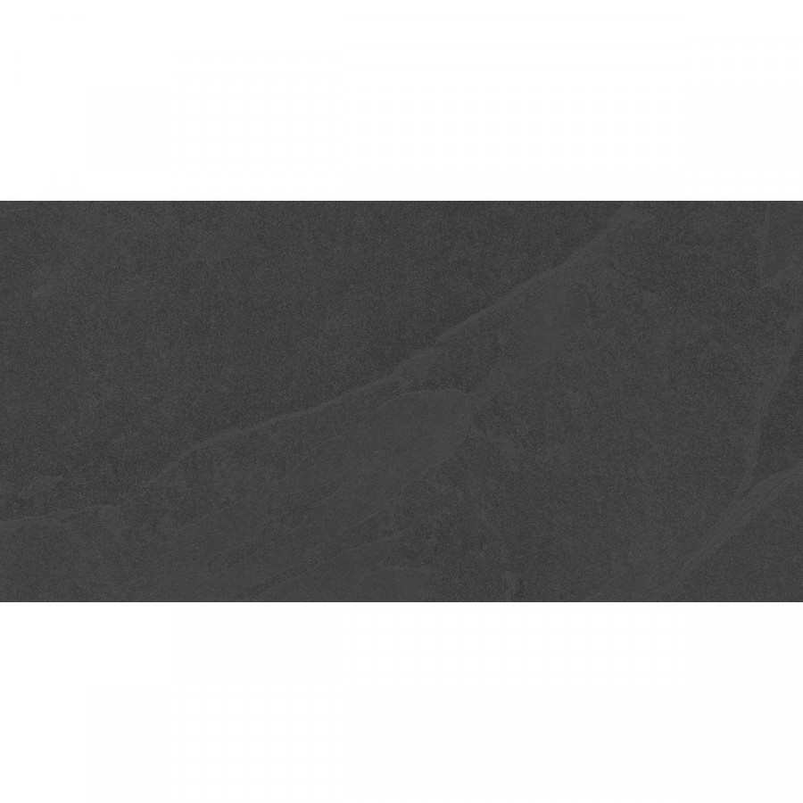 Керамогранит 120x60 8мм Бэдрок Шэдоу ПРО Графитовый R10Soft CB патинированная черный Laparet