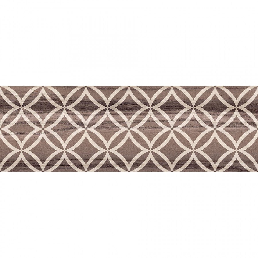 Декор 60x20 9мм Модерн Марбл 1664-0031 Темный глянцевая коричневый Lasselsberger Ceramics