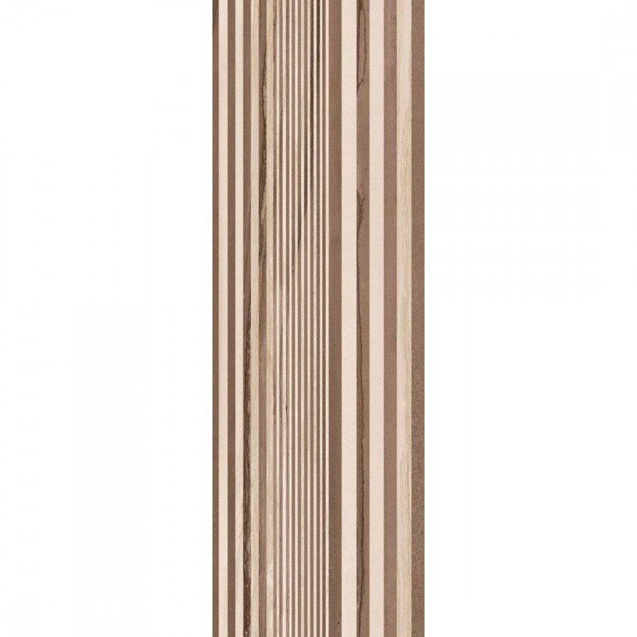 Керамическая плитка 60x20 9мм Модерн Марбл 1064-0095 Полосы глянцевая белый Lasselsberger Ceramics