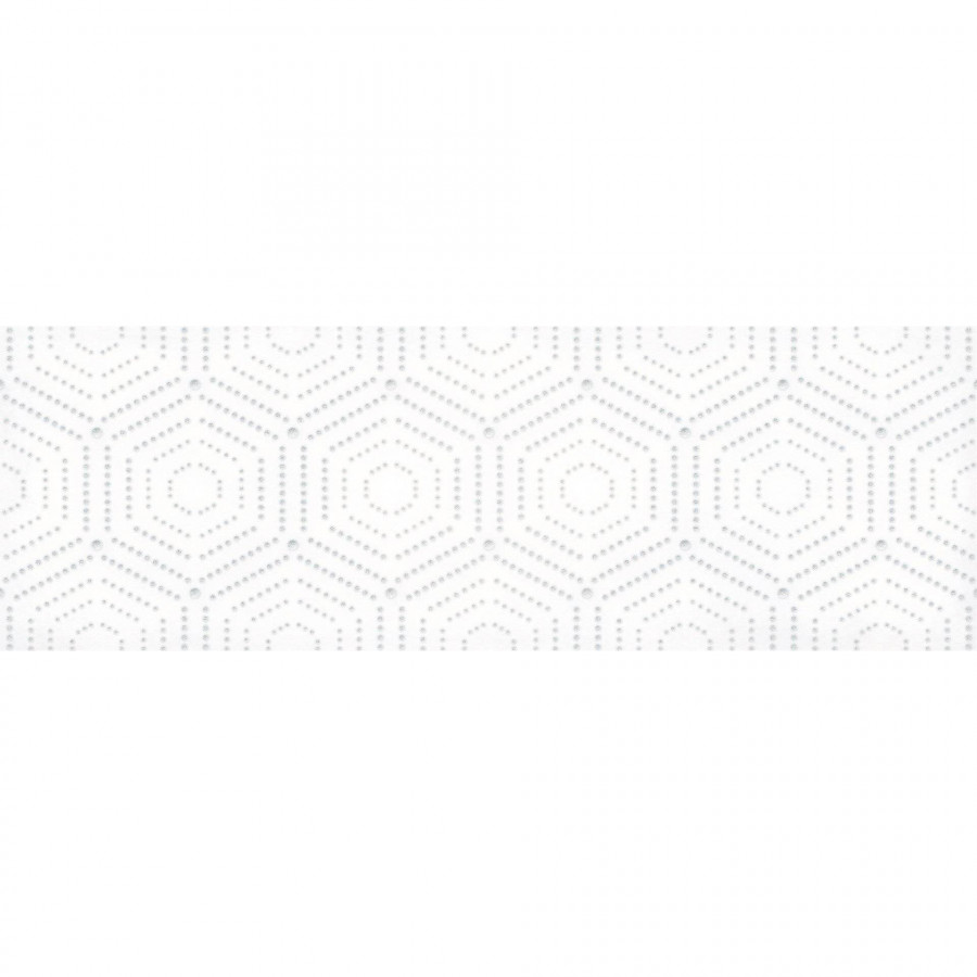 Декор 60x20 9мм Парижанка 1664-0183 Геометрия Белый глянцевая белый Lasselsberger Ceramics