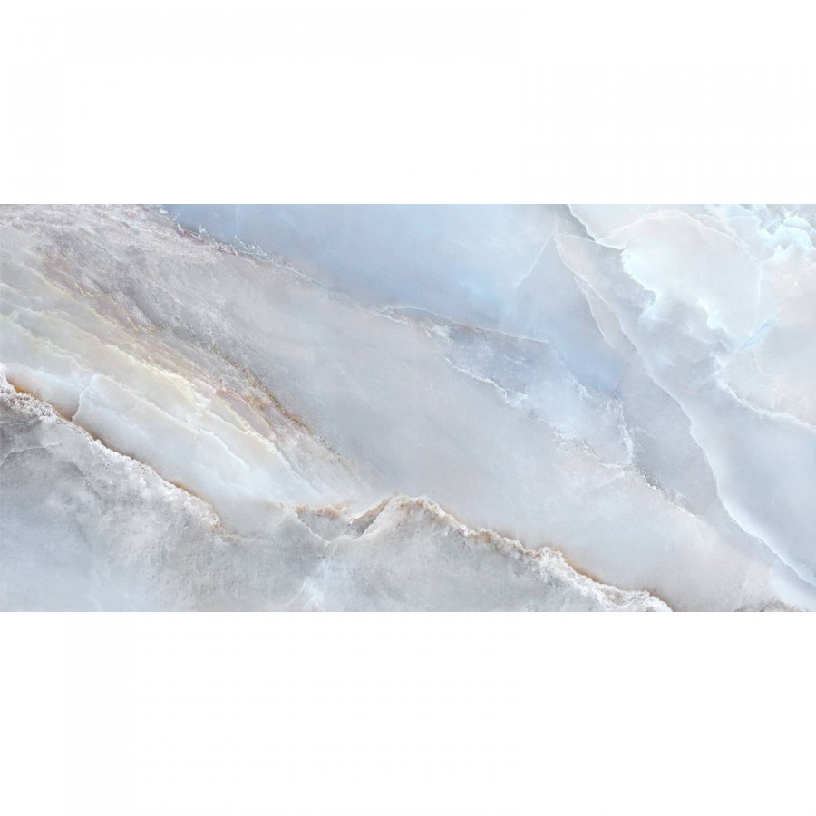 Керамогранит 120x60 7мм Blumarin 60120BLM06HG Суперполированный глянцевая голубой LCM