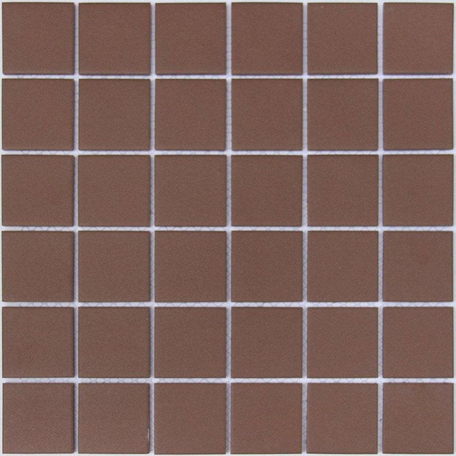 Мозаика 31x31 6мм L'Universo Nana Bruna (4.8x4.8) матовая коричневый LeeDo