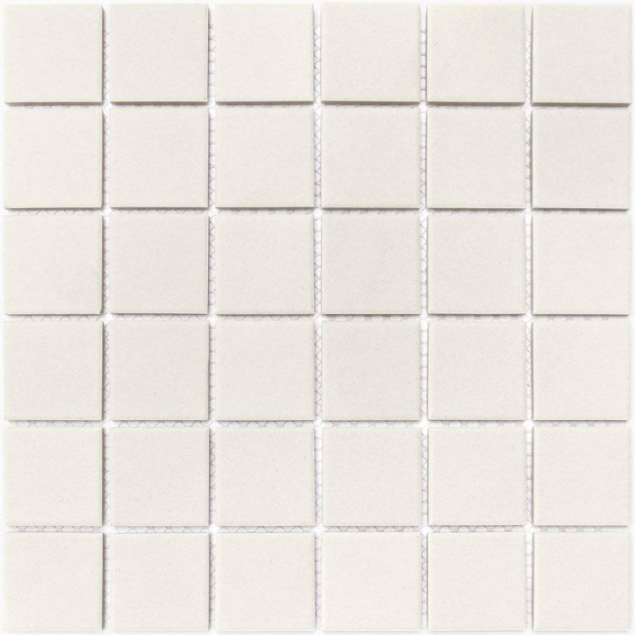 Мозаика 31x31 6мм L'Universo La Luna (4.8x4.8) матовая белый LeeDo