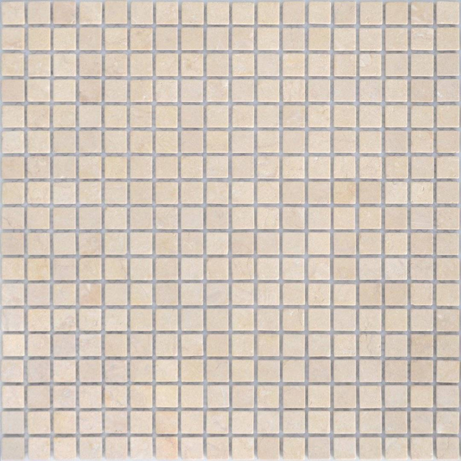 Мозаика 31x31 4мм Pietrine 4 Botticino Mat (1.5x1.5) матовая бежевый LeeDo