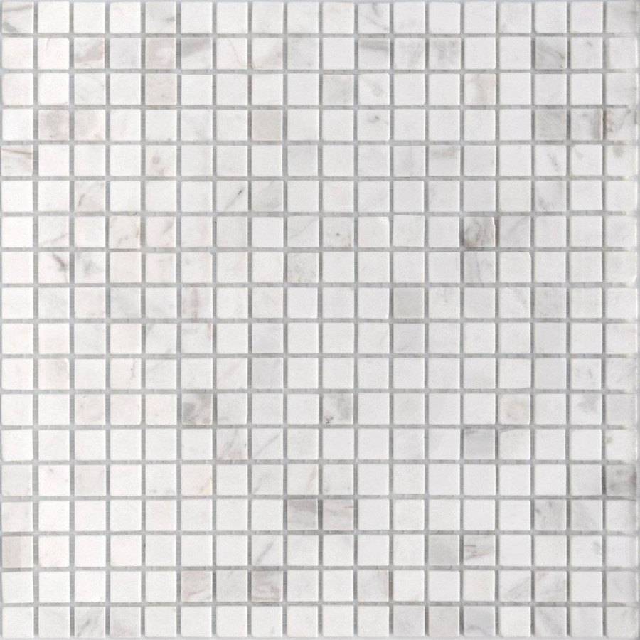 Мозаика 31x31 4мм Pietrine 4 Dolomiti Bianco Pol (1.5x1.5) полированная белый LeeDo