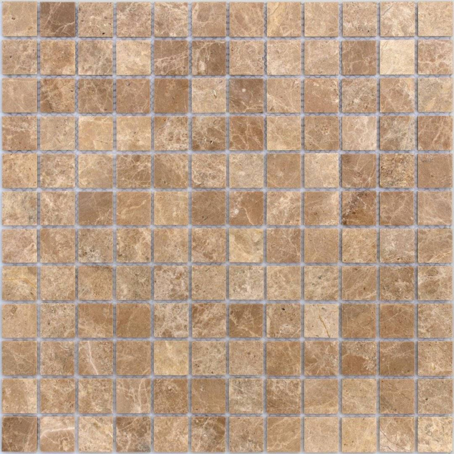 Мозаика 30x30 4мм Pietrine 4 Emperador Light Pol (2.3x2.3) полированная коричневый LeeDo