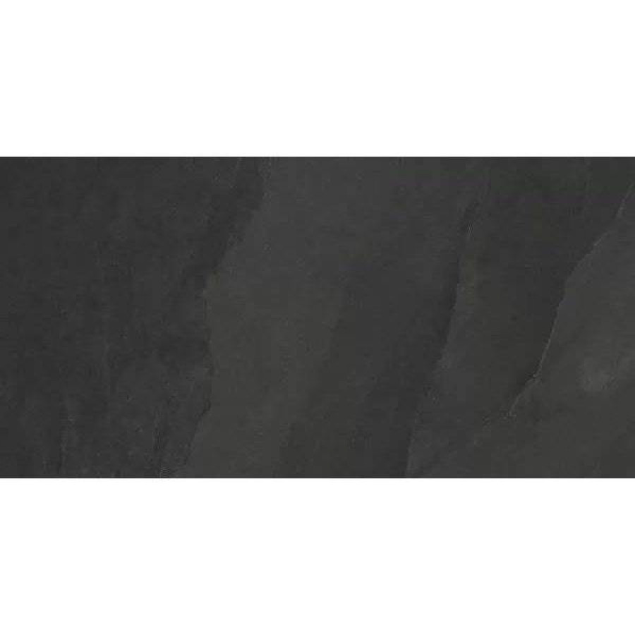 Керамогранит 120x60 10мм Ashima ASHM 12N RM матовая черный Leonardo