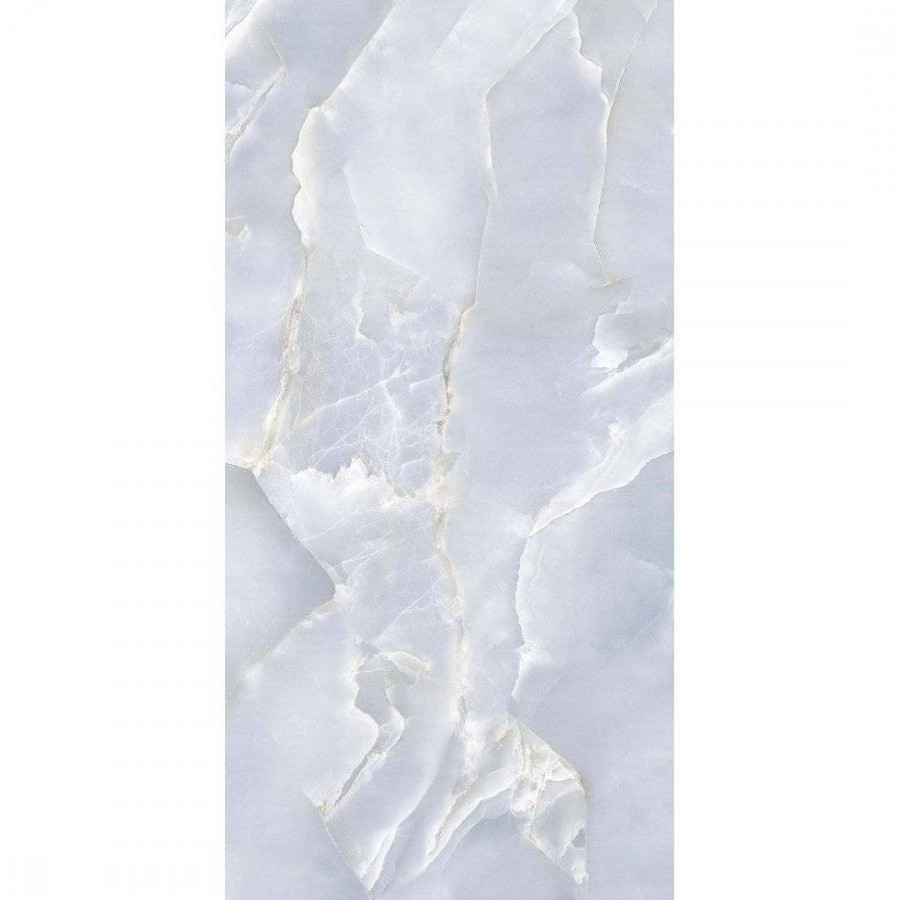 Керамогранит 120x60 9мм Glossy Cristallo Onyx Blue полированная голубой Maimoon