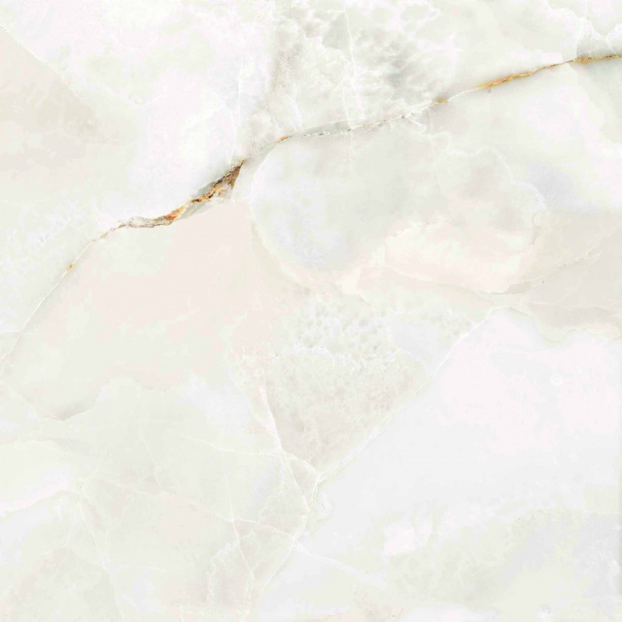 Керамогранит 80x80 9мм Glossy Onyx Ice полированная белый Maimoon