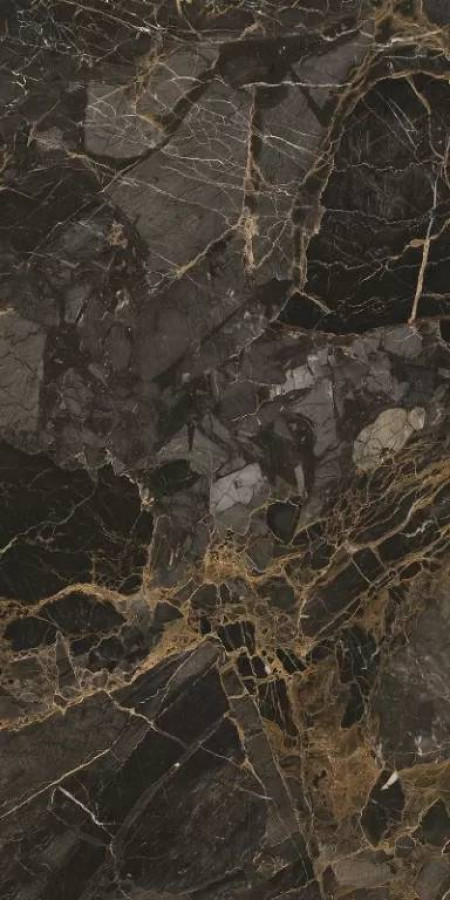 Керамогранит 160x80 9мм High Glossy Eclipse Black полированная черный Maimoon