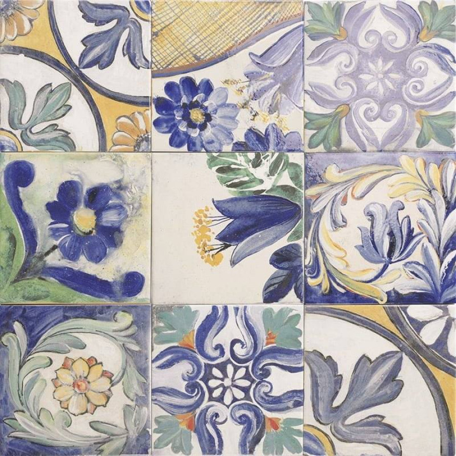 Керамогранит 20x20 8мм Land Anthology PT03361 Centro Quintesence матовая синий Mainzu