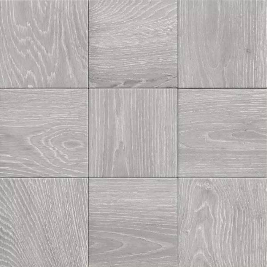 Керамогранит 20x20 6.5мм Patchwood Grigio матовая серый Mainzu