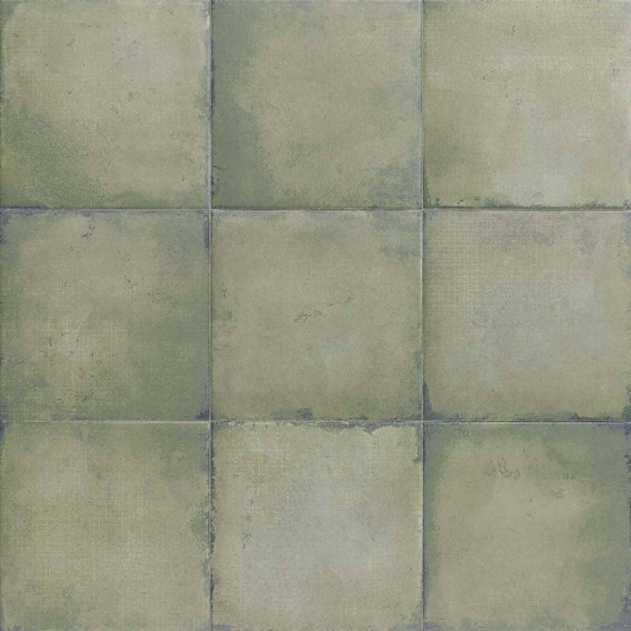 Керамогранит 20x20 8мм Bottega PT03324 Verd матовая зеленый Mainzu