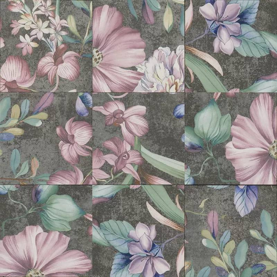 Декор 20x20 8мм Murales Optym PT03499 Garden матовая розовый Mainzu