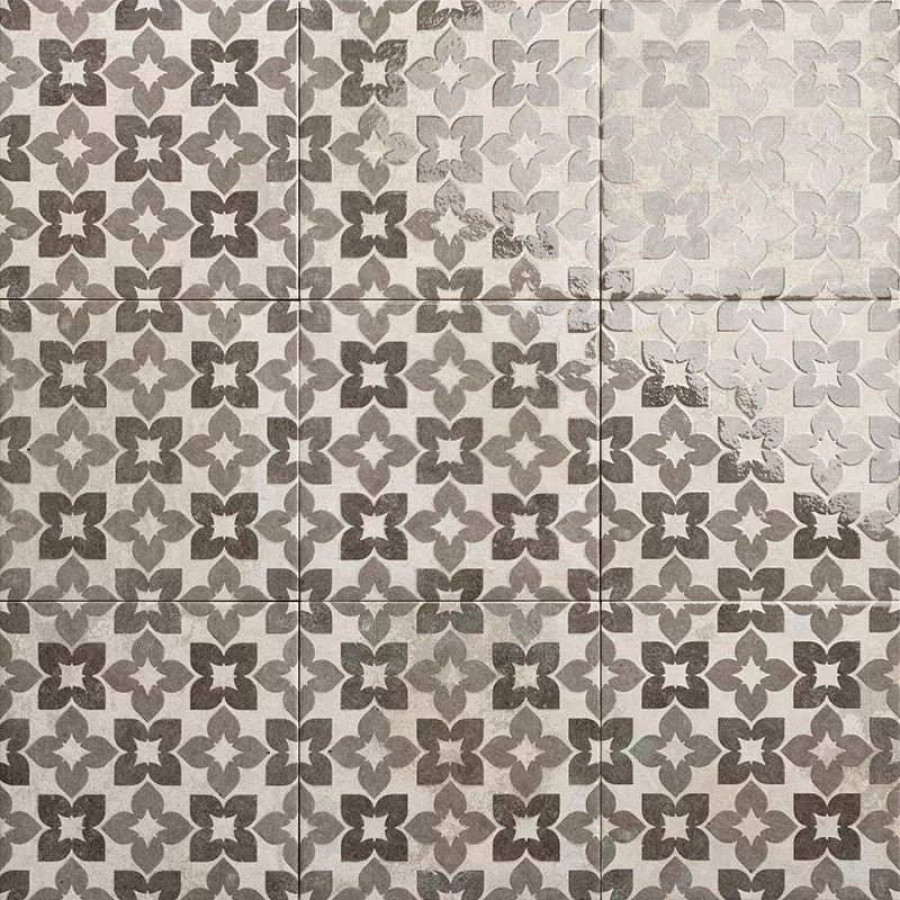 Керамогранит 20x20 8мм Soul PT03505 Black глянцевая коричневый Mainzu