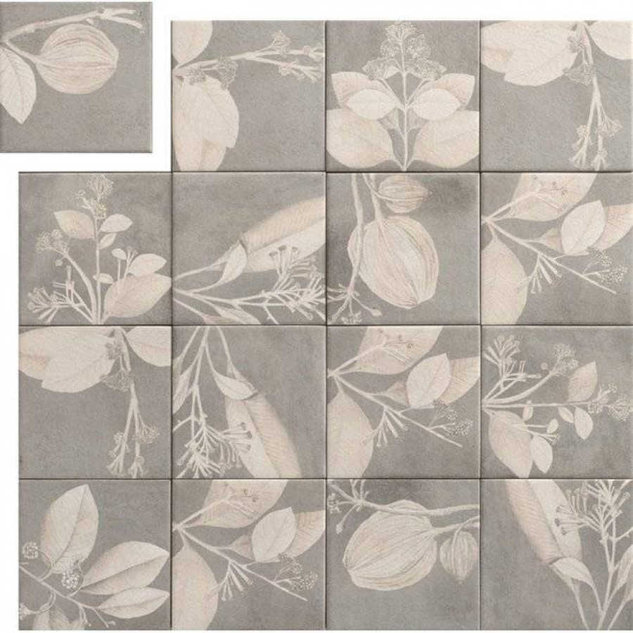 Керамогранит 15x15 8.3мм Soft Kamelia Grey матовая серый Mainzu