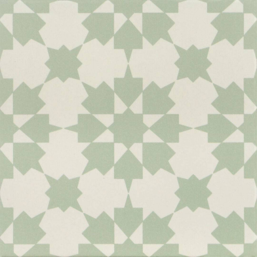 Керамогранит 20x20 8.3мм Infusion Ornelas матовая зеленый Mainzu