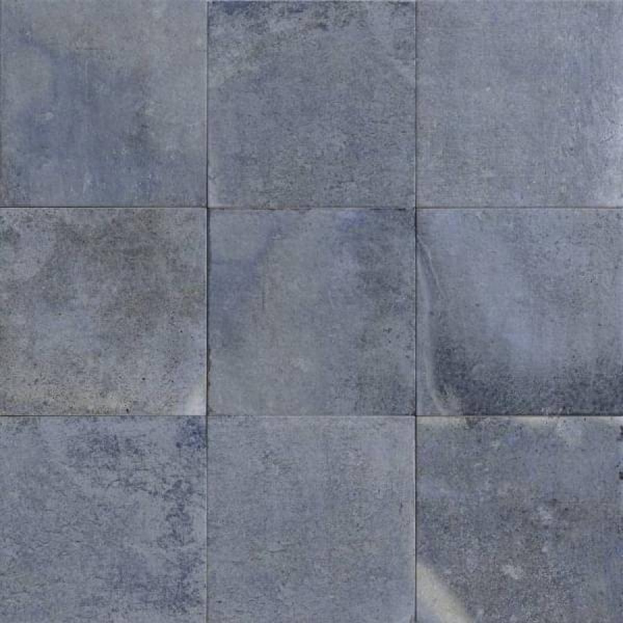 Керамогранит 20x20 10мм Fondant Blue матовая синий Mainzu