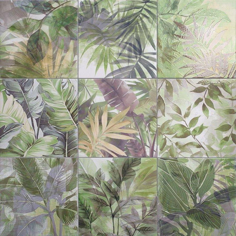 Декор 20x20 10мм Technical Soft Secrets Green матовая зеленый Mainzu