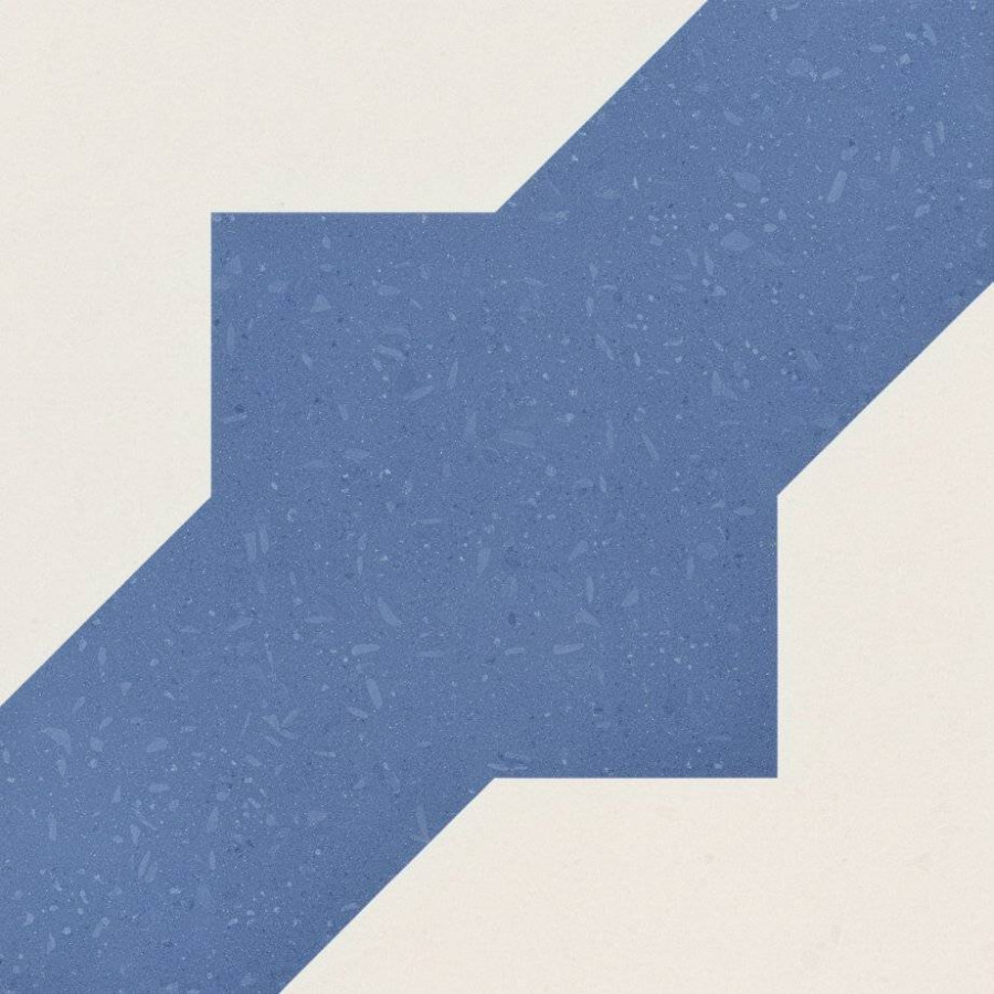 Керамогранит 20x20 8.3мм BM Cross Blue Mate матовая синий Mainzu