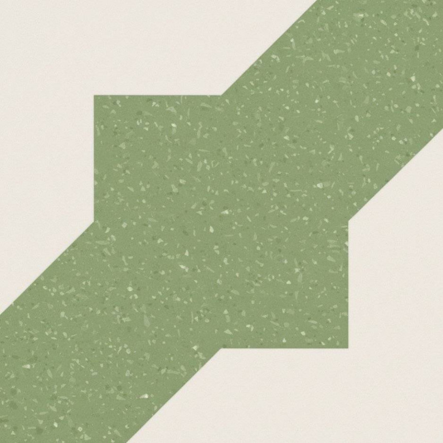 Керамогранит 20x20 8.3мм BM Cross Green Mate матовая зеленый Mainzu