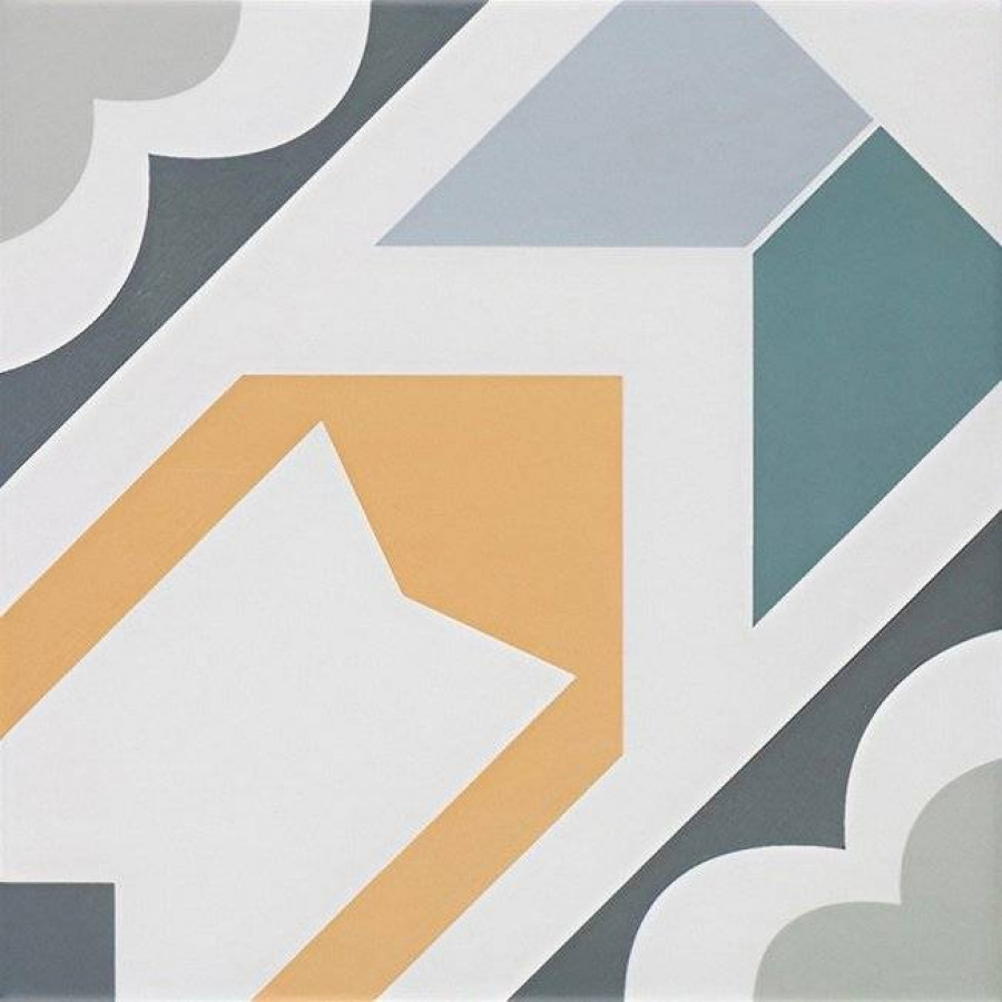 Керамогранит 20x20 8мм Normandy Herve матовая многоцветный Mainzu