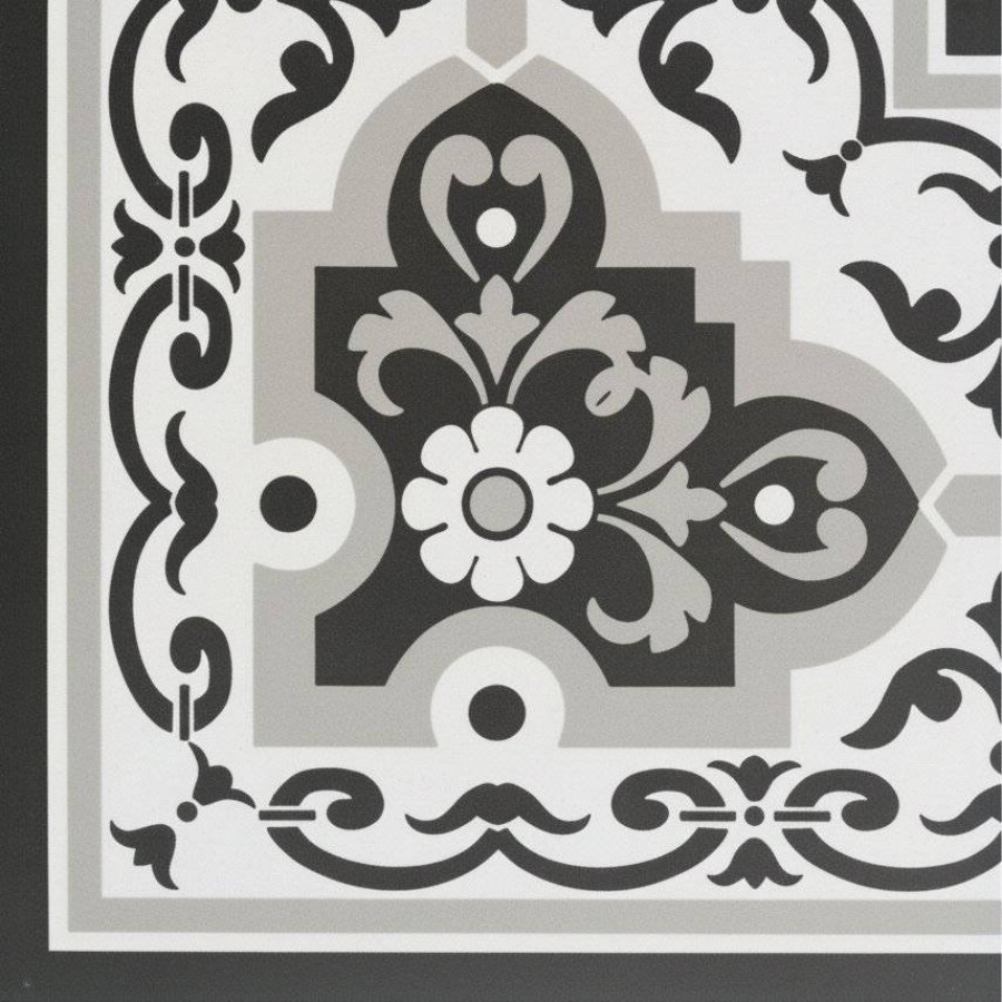 Керамогранит 20x20 8мм Normandy Angulo Black матовая многоцветный Mainzu