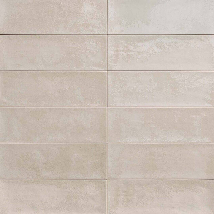 Керамическая плитка 30x10 7.8мм Village Shoji глянцевая бежевый Mainzu