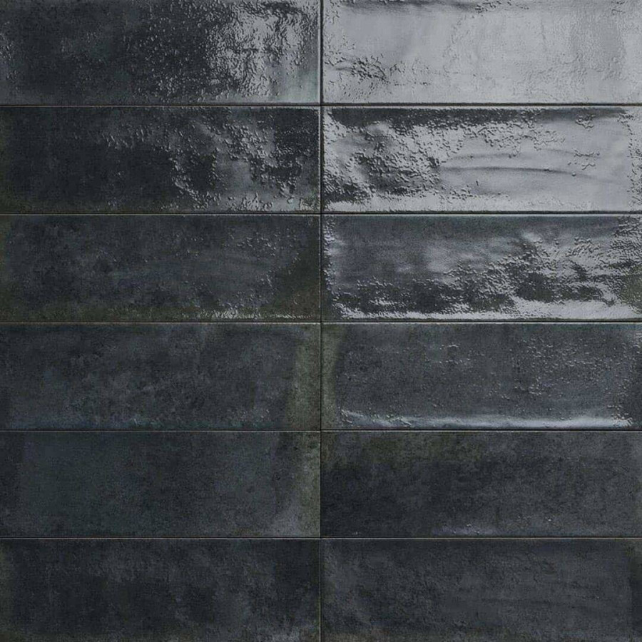 Керамическая плитка 30x10 7.8мм Village Moonlake глянцевая синий Mainzu