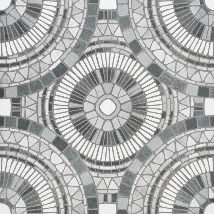 Керамогранит 20x20 8мм Halo Aura матовая серый Mainzu