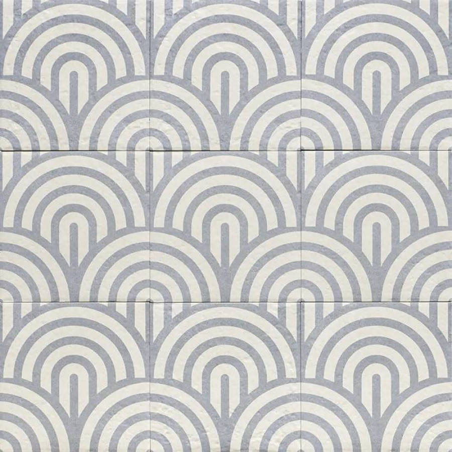 Керамогранит 20x20 8.3мм Four Seasons PT03853 Decor Blue Three матовая голубой Mainzu