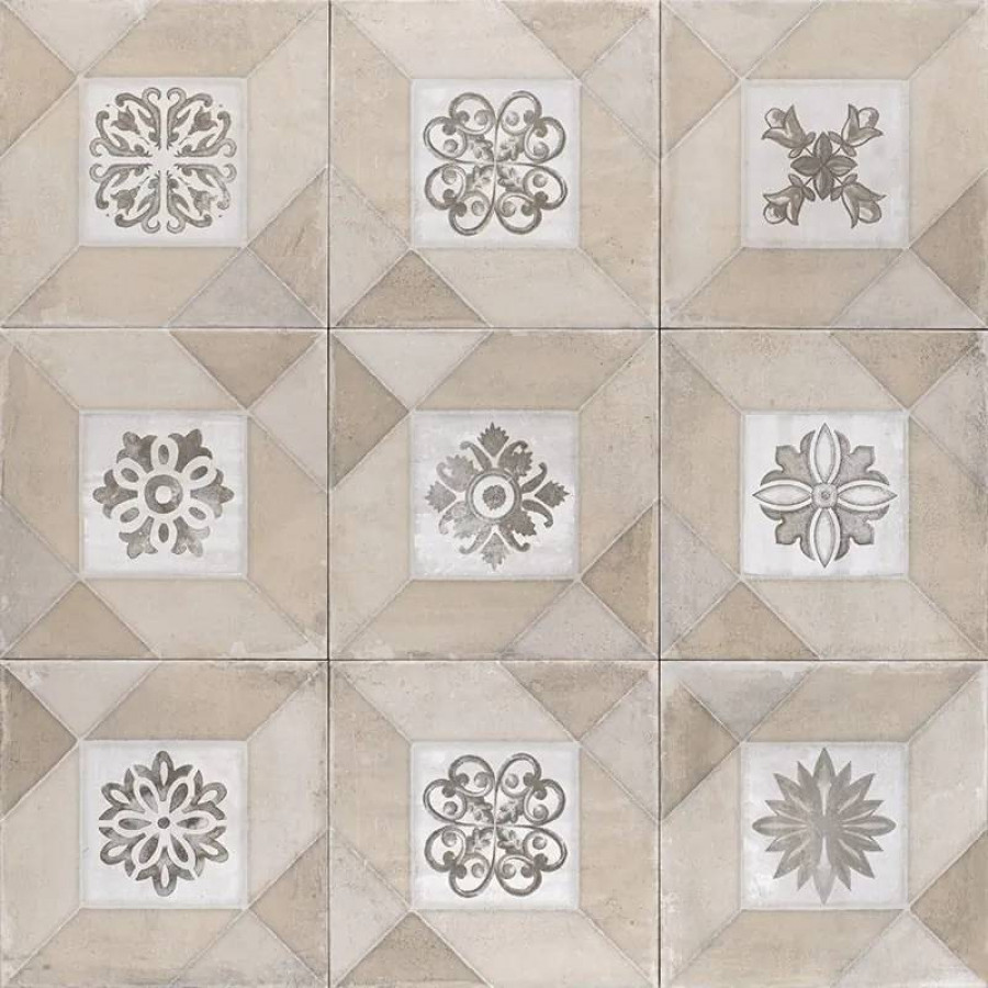 Декор 20x20 8.3мм Elegance PT03966 Deco Cream матовая бежевый Mainzu