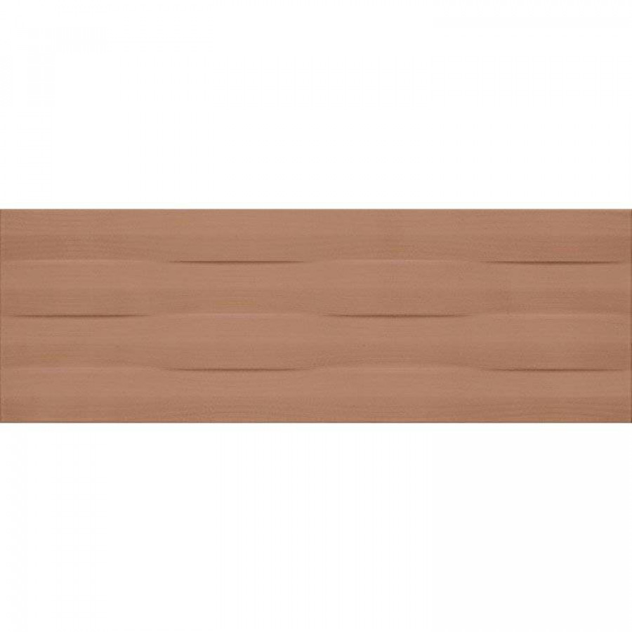 Керамическая плитка 75x25 9мм Paris Moka глянцевая коричневый Mallol