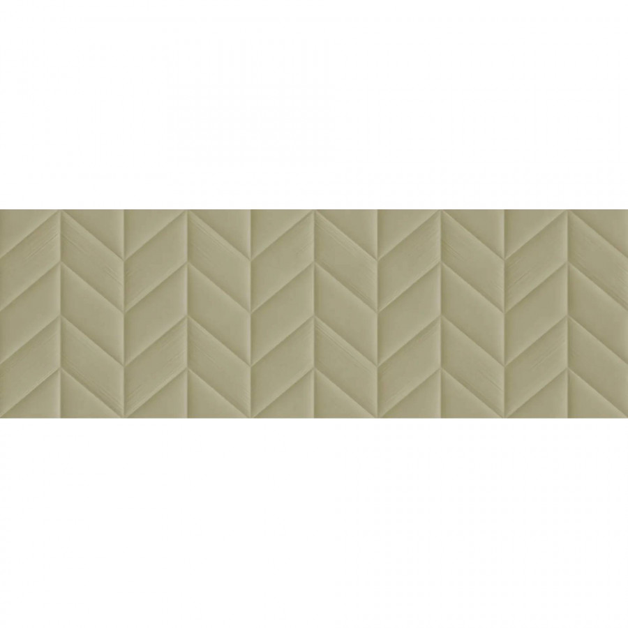 Керамическая плитка 90x30 10мм Flora MP84 Verde Str Spike 3D матовая зеленый Marazzi Italy